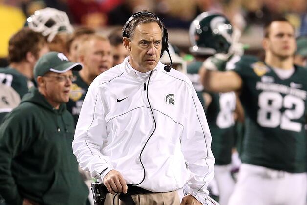 Michigan State's Mark Dantonio Praises Assistants Jim Bollman, Rob Burton