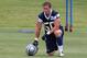 May 21, 2013; Irving, TX, USA; Dallas Cowboys linebacker Sean Lee (50) takes a break during organized team activities at Dallas Cowboys Headquarters. Mandatory Credit: Matthew Emmons-USA TODAY Sports