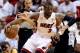 MIAMI, FL - JUNE 09: Dwyane Wade #3 of the Miami Heat posts up Danny Green #4 of the San Antonio Spurs in the third quarter during Game Two of the 2013 NBA Finals at AmericanAirlines Arena on June 9, 2013 in Miami, Florida. NOTE TO USER: User expressly acknowledges and agrees that, by downloading and or using this photograph, User is consenting to the terms and conditions of the Getty Images License Agreement. (Photo by Christian Petersen/Getty Images)