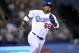 June 10, 2013; Los Angeles, CA, USA; Los Angeles Dodgers right fielder Yasiel Puig (66) runs to third in the fourth inning against the Arizona Diamondbacks at Dodger Stadium. Mandatory Credit: Gary A. Vasquez-USA TODAY Sports