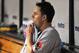 ST. PETERSBURG, FL - JUNE 10: Pitcher John Lackey #41 of the Boston Red Sox sits in the dugout after leaving the game against the Tampa Bay Rays June 10, 2013 at Tropicana Field in St. Petersburg, Florida. Boston won 10 - 8 in 14 innings. (Photo by Al Messerschmidt/Getty Images)