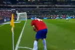 Video: Costa Rica's Ruiz Gets Beer to the Face