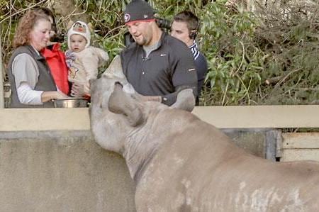 Alex Boone to Have Rhino Named After Him