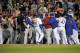 June 11, 2013; Los Angeles, CA, USA; Benches clear after Los Angeles Dodgers starting pitcher Zack Greinke (21) is hit by a pitch from Arizona Diamondbacks starting pitcher Ian Kennedy (31) in the seventh inning at Dodger Stadium. Mandatory Credit: Gary A. Vasquez-USA TODAY Sports
