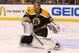BOSTON, MA - JUNE 07: Tuukka Rask #40 of the Boston Bruins makes a save in the second period against the Pittsburgh Penguins in Game Four of the Eastern Conference Final during the 2013 NHL Stanley Cup Playoffs at the TD Garden on June 7, 2013 in Boston, United States. (Photo by Bruce Bennett/Getty Images)