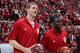Mar 5, 2013, Bloomington, USA; Indiana Hoosiers from left to right Cody Zeller and Victor Oladipo are awarded balls for scoring over a 1,000 points during their career before the game against the Ohio State Buckeyes at Assembly Hall. Ohio State defeated Indiana 67-58. Mandatory Credit: Brian Spurlock-USA TODAY Sports