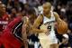 SAN ANTONIO, TX - JUNE 11: Tony Parker #9 of the San Antonio Spurs moves the ball against Chris Bosh #1 of the Miami Heat in the third quarter during Game Three of the 2013 NBA Finals at the AT&T Center on June 11, 2013 in San Antonio, Texas. NOTE TO USER: User expressly acknowledges and agrees that, by downloading and or using this photograph, User is consenting to the terms and conditions of the Getty Images License Agreement. (Photo by Mike Ehrmann/Getty Images)