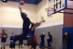Watch: Andre Drummond Dunks on Chris Brown