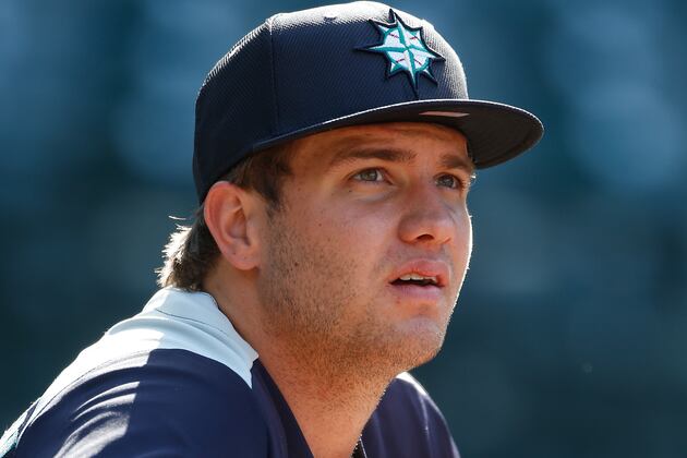 First-Round Pick Peterson Takes BP at Safeco Field