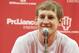 Apr 10, 2013; Bloomington, IN, USA; Indiana Hoosiers player Cody Zeller at a press conference for the NBA draft. Mandatory Credit: Trevor Ruszkowksi-USA TODAY Sports