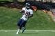 ENGLEWOOD, CO - MAY 10: Running back Montee Ball #38 of the Denver Broncos runs with the ball during rookie camp at Dove Valley on May 10, 2013 in Englewood, Colorado. (Photo by Justin Edmonds/Getty Images)