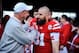 LINCOLN, NE - NOVEMBER 17: Cornerback Jase Dean #31 of the Nebraska Cornhuskers is congratulated by coach Bo Pelini before their game against the Minnesota Golden Gophers at Memorial Stadium on November 17, 2012 in Lincoln, Nebraska. (Photo by Eric Francis/Getty Images)