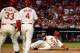 ST. LOUIS, MO - JUNE 1: Carlos Beltran #3 of the St. Louis Cardinals slides safely into home on a two run single by Ty Wigginton #12 in the seventh inning during game two of a doubleheader against the San Francisco Giants at Busch Stadium on June 1, 2013 in St. Louis, Missouri. The Cardinals beat the Giants 7-1. (Photo by Jeff Curry/Getty Images)