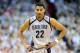 Mar 9, 2013; Washington, DC, USA; Georgetown Hoyas forward Otto Porter (22) looks on during the first half of the game against the Syracuse Orange at Verizon Center. Mandatory Credit: Evan Habeeb-USA TODAY Sports