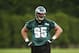 May 20, 2013; Philadelphia, PA, USA; Philadelphia Eagles first round draft pick offensive tackle Lane Johnson (65) during organized team activities at the NovaCare Complex. Mandatory Credit: Howard Smith-USA TODAY Sports