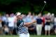 ARDMORE, PA - JUNE 13: Luke Donald of England hits his second shot on the first hole during Round One of the 113th U.S. Open at Merion Golf Club on June 13, 2013 in Ardmore, Pennsylvania. (Photo by David Cannon/Getty Images)