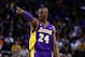 OAKLAND, CA - MARCH 25: Kobe Bryant #24 of the Los Angeles Lakers in action against the Golden State Warriors at Oracle Arena on March 25, 2013 in Oakland, California. NOTE TO USER: User expressly acknowledges and agrees that, by downloading and or using this photograph, User is consenting to the terms and conditions of the Getty Images License Agreement. (Photo by Ezra Shaw/Getty Images)