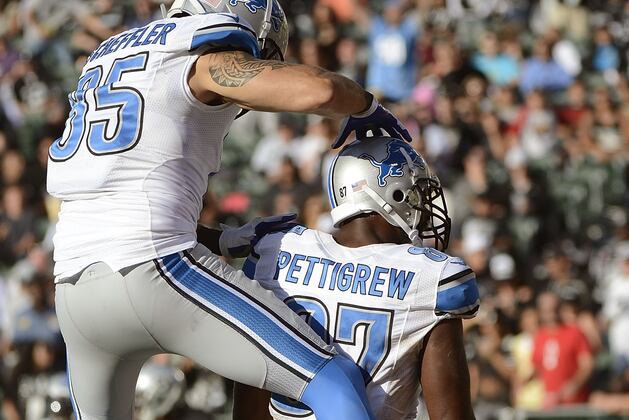 Lions TEs Brandon Pettigrew, Tony Scheffler Looking to Improve