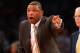 NEW YORK, NY - APRIL 23: 3: Doc Rivers of the Boston Celtics argues a call against the New York Knicks during Game two of the Eastern Conference Quarterfinals of the 2013 NBA Playoffs at Madison Square Garden on April 23, 2013 in New York City. NOTE TO USER: User expressly acknowledges and agrees that, by downloading and or using this photograph, User is consenting to the terms and conditions of the Getty Images License Agreement. (Photo by Al Bello/Getty Images)