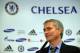 The "Happy One" at the press conference announcing his arrival at Stamford Bridge