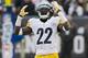 CLEVELAND, OH - NOVEMBER 25: Running back Chris Rainey #22 of the Pittsburgh Steelers reacts after dropping a pass during the final minutes of the second half against the Cleveland Browns at Cleveland Browns Stadium on November 25, 2012 in Cleveland, Ohio. The Browns defeated the Steelers 20-14. (Photo by Jason Miller/Getty Images)