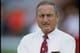 1988: Coach Vince Dooley of the Georgia Bulldogs watches his players during a game. Mandatory Credit: Allen Dean Steele /Allsport