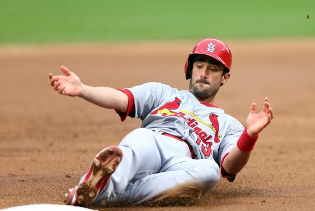 Carpenter Out, Descalso in at 2B vs. Fish
