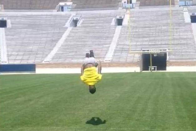 Mckenzie Visits ND, Gets Offer, Posts Photo of Himself Backflipping
