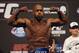 Jun 14, 2013; Winnipeg, Manitoba, Canada; Rashad Evans during the weigh in at UFC 161 at the MTS Center. Mandatory Credit: Bruce Fedyck-USA TODAY Sports