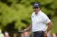 Jun 15, 2013; Ardmore, PA, USA; Phil Mickelson smiles after putting out on the 12th green during the third round of the 113th U.S. Open golf tournament at Merion Golf Club. Mandatory Credit: JD Mercer-USA TODAY Sports