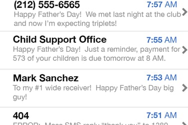 Antonio Cromartie's Father's Day Text Messages Seem Legit