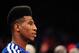 May 5, 2013; New York, NY, USA; New York Knicks small forward Iman Shumpert (21) looks on before the first half of game one of the second round of the NBA Playoffs against the Indiana Pacers. Pacers won the game 102-95. Mandatory Credit: Joe Camporeale-USA TODAY Sports