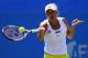 EASTBOURNE, ENGLAND - JUNE 19: Caroline Wozniacki of Denmark in action against Christina McHale of the United States of America during day four of the AEGON International on June 19, 2012 in Eastbourne, England. (Photo by Matthew Lewis/Getty Images)