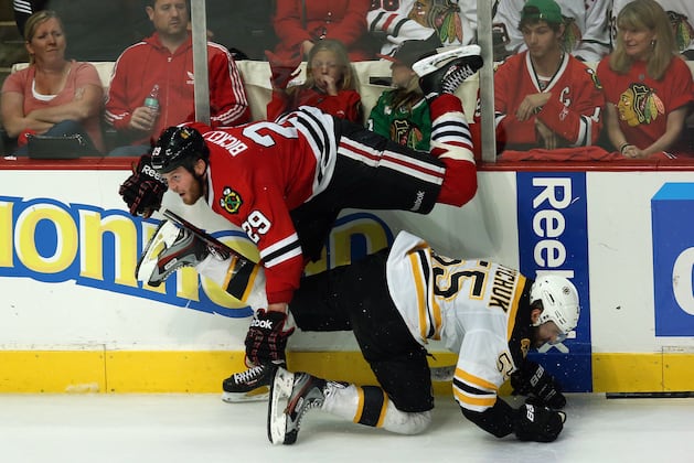 Bruins Physicality Taking Toll on Blackhawks