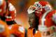 MIAMI GARDENS, FL - JANUARY 04: Sammy Watkins #2 of the Clemson Tigers looks on against the West Virginia Mountaineers during the Discover Orange Bowl at Sun Life Stadium on January 4, 2012 in Miami Gardens, Florida. (Photo by Mike Ehrmann/Getty Images)