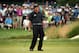 ARDMORE, PA - JUNE 16: Phil Mickelson of the United States reacts to a missed putt for eagle on the fourth hole during the final round of the 113th U.S. Open at Merion Golf Club on June 16, 2013 in Ardmore, Pennsylvania. (Photo by Andrew Redington/Getty Images)
