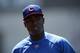 ANAHEIM, CA - JUNE 05: Alfonso Soriano #12 of the Chicago Cubs looks on prior to the start of the game against the Los Angeles Angels of Anaheim at Angel Stadium of Anaheim on June 5, 2013 in Anaheim, California. (Photo by Jeff Gross/Getty Images)