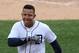 DETROIT, MI - JUNE 17: Miguel Cabrera #24 of the Detroit Tigers celebrates after hitting a two-run home run, scoring teammate Austin Jackson (not pictured) in the first inning against the Baltimore Orioles at Comerica Park on June 17, 2013 in Detroit, Michigan. (Photo by Leon Halip/Getty Images)