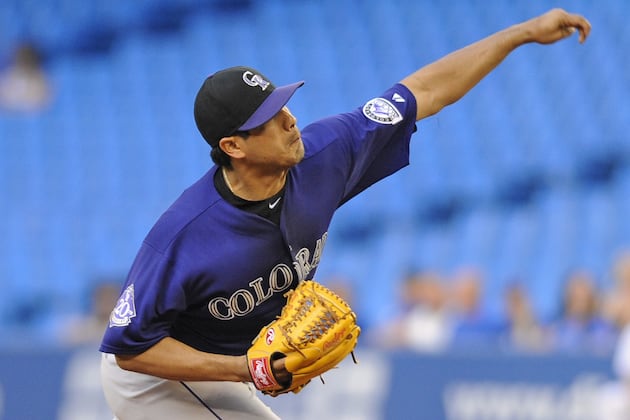 Rockies Fall 2-0 to Blue Jays Despite De La Rosa's Gem