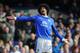 LIVERPOOL, ENGLAND - MARCH 16: Marouane Fellaini of Everton reacts during the Barclays Premier League match between Everton and Manchester City at Goodison Park on March 16, 2013 in Liverpool, England. (Photo by Michael Regan/Getty Images)