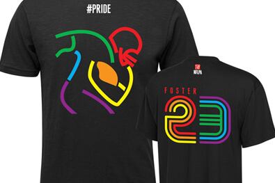 Arian Foster Joins NFL Players Supporting LGBT Pride Month