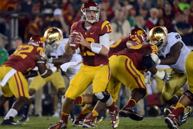 USC Football: Is Lane Kiffin Hedging His Bets with 2014 Quarterback Offers?