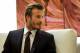 NANJING, CHINA - JUNE 18: (CHINA OUT) David Beckham meets with Jiangsu Sainty Group president Dong Qibin at Jiangsu Sainty Football Club on June 18, 2013 in Nanjing, China. (Photo by ChinaFotoPress/Getty Images)