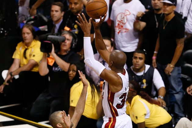 Video: Heat's Ray Allen Hits Three to Force Overtime in Game 6 Against Spurs