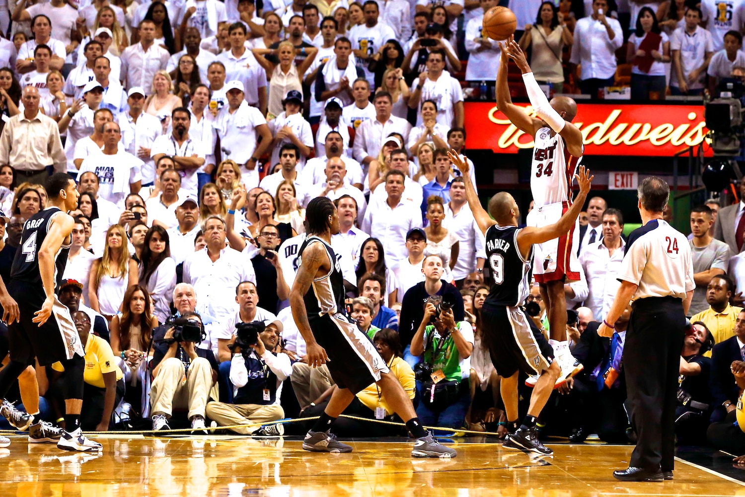 Spurs vs. Heat Game 6 Video: Watch Ray Allen Force OT With Game-Tying 3 | Bleacher Report