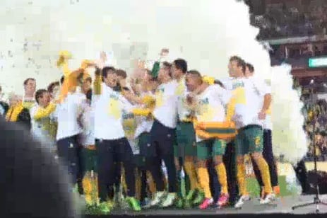 Australia Celebrating World Cup Qualification