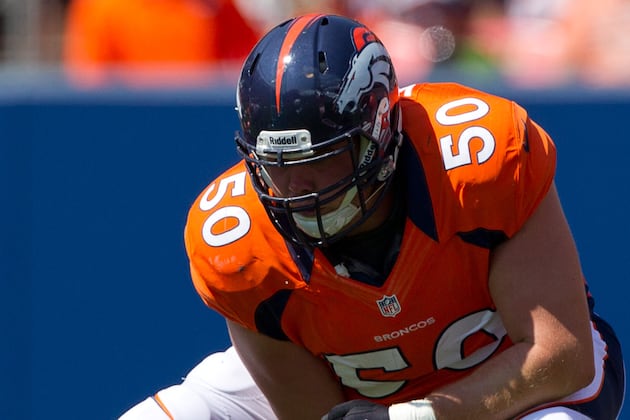 Broncos Center J.D. Walton to Miss Season Due to Ankle Surgery