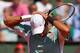 PARIS, FRANCE - JUNE 07: Novak Djokovic of Serbia adjusts his hat during the men's singles semi-final match against Rafael Nadal of Spain on day thirteen of the French Open at Roland Garros on June 7, 2013 in Paris, France. (Photo by Julian Finney/Getty Images)