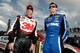 DAYTONA BEACH, FL - FEBRUARY 19: (L-R) Greg Biffle, driver of the #16 3M Ford, and Carl Edwards, driver of the #99 Fastenal Ford, stand in the garage after qualifying for the NASCAR Sprint Cup Series Daytona 500 at Daytona International Speedway on February 19, 2012 in Daytona Beach, Florida. Edwards is in the pole position. (Photo by Jared C. Tilton/Getty Images for NASCAR)