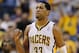 INDIANAPOLIS, IN - APRIL 30: Danny Granger #33 of the Indiana Pacers reacts while playing the Orlando Magic in Game Two of the Eastern Conference Quarterfinals during the 2012 NBA Playoffs on April 30, 2012 at Bankers Life Fieldhouse in Indianapolis, Indiana. Indiana won the game 93-78 to tie the series 1-1. NOTE TO USER: User expressly acknowledges and agrees that, by downloading and or using this photograph, User is consenting to the terms and conditions of the Getty Images License Agreement. (Photo by Gregory Shamus/Getty Images)